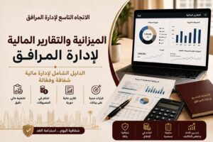 الميزانية والتقارير المالية لإدارة المرافق باستخدام لوحات تحليل مالي ورسوم بيانية لتخطيط المصروفات والإيرادات وتحسين كفاءة تشغيل المباني والمنشآت في السعودية.